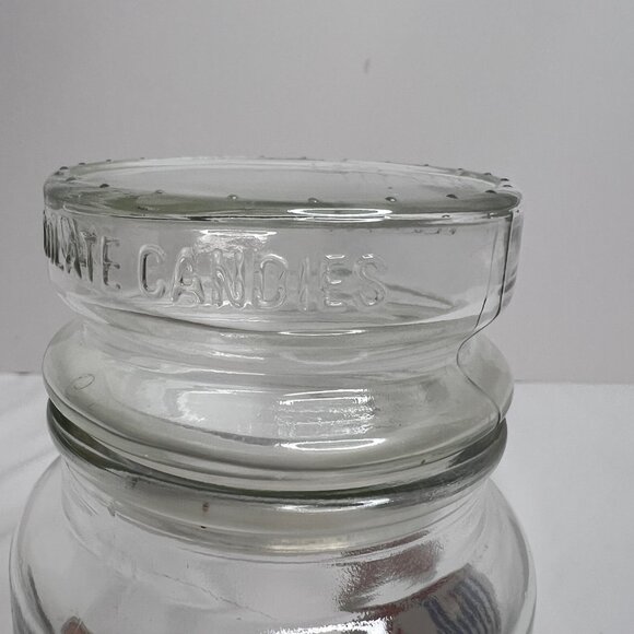 1984 Olympic Commemorative Los Angeles Games XXIII Glass 7.5" M&M Jar Vintage - Picture 6 of 8